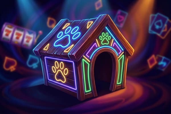 Слот Dog House с собаками и косточками